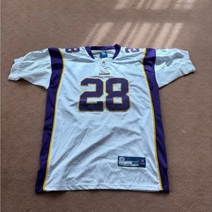 Used Adrian Peterson Vikings Stitched Reebok Jersey Size 50